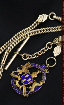 アンティーク懐中時計チェーン-C0440-13