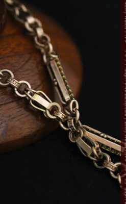 アンティーク懐中時計チェーン-C0441-10