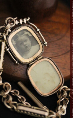 アンティーク懐中時計チェーン-C0441-11