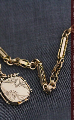 アンティーク懐中時計チェーン-C0441-3