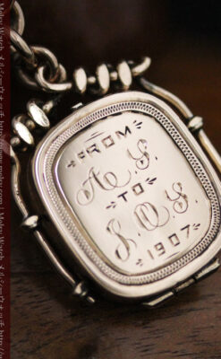 アンティーク懐中時計チェーン-C0441-7