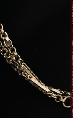 アンティーク懐中時計チェーン-C0441-9