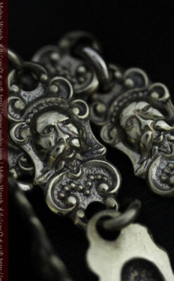 アンティーク懐中時計チェーン-C0443-10