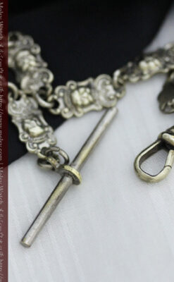 アンティーク懐中時計チェーン-C0443-12