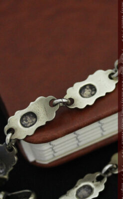 アンティーク懐中時計チェーン-C0443-13