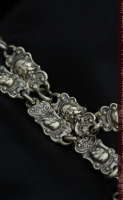 アンティーク懐中時計チェーン-C0443-5