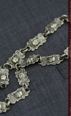 アンティーク懐中時計チェーン-C0443-6