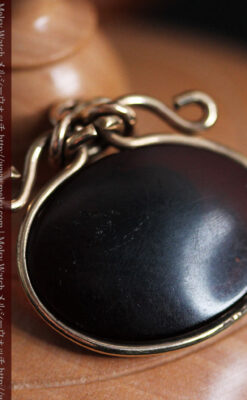 懐中時計チェーンのガラス飾り-C0448-5