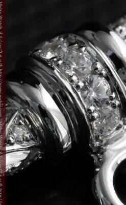 懐中時計チェーン用T字バー・金無垢ダイヤモンド-C0451-11