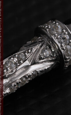 懐中時計チェーン用T字バー・金無垢ダイヤモンド-C0451-12