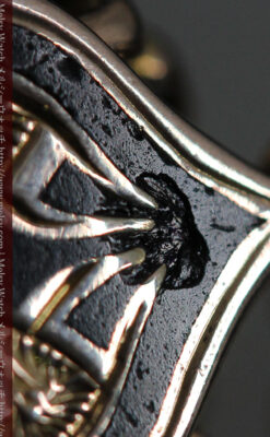 繊細豪華なアンティーク金無垢懐中時計チェーン-C0452-18