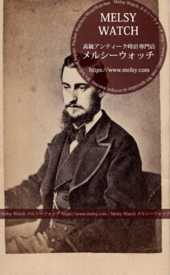 顎鬚を蓄えた紳士 【1900年頃】 懐中時計チェーン
