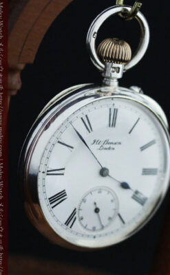 ベンソン＆ロンジンのアンティーク懐中時計-P2064-10