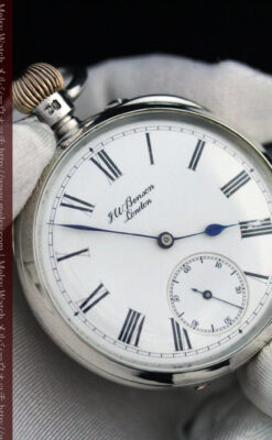 ベンソン＆ロンジンのアンティーク懐中時計-P2064-15