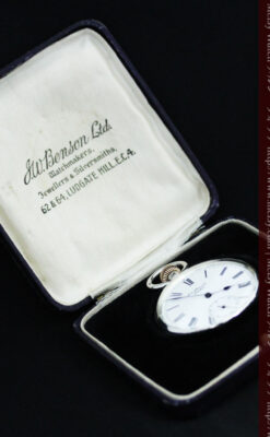 ベンソン＆ロンジンのアンティーク懐中時計-P2064-18