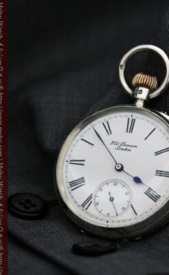 ベンソン＆ロンジンのアンティーク懐中時計-P2064-7