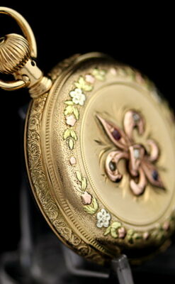 エルジンのアンティーク懐中時計-P2113-10