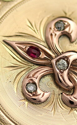 エルジンのアンティーク懐中時計-P2113-3