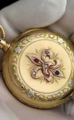 エルジンのアンティーク懐中時計-P2113-6