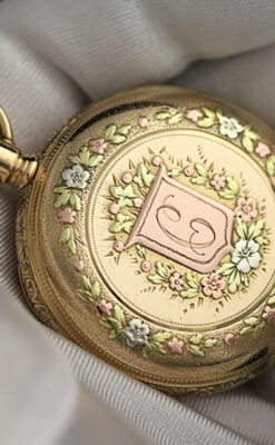 エルジンのアンティーク懐中時計-P2113-7