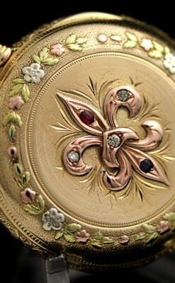 エルジンのアンティーク懐中時計-P2113-8