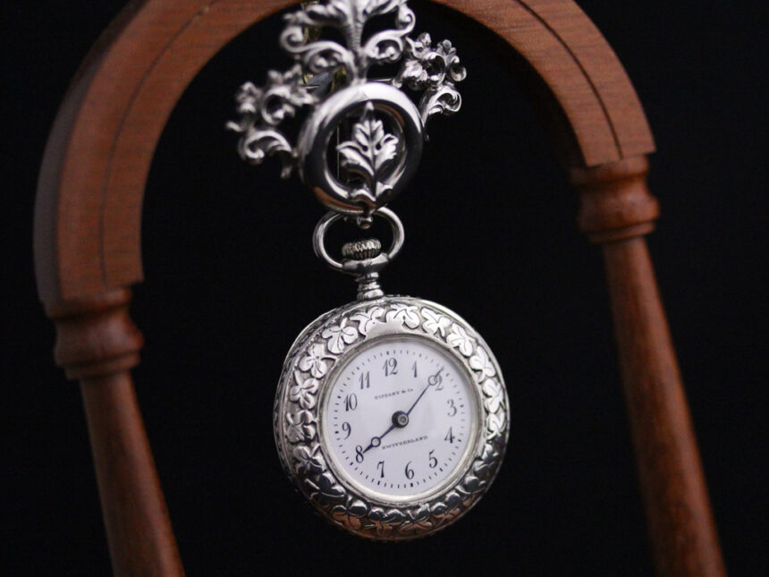 ティファニーのアンティーク懐中時計-P2122-1