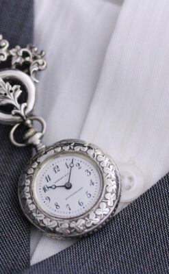 ティファニーのアンティーク懐中時計-P2122-4