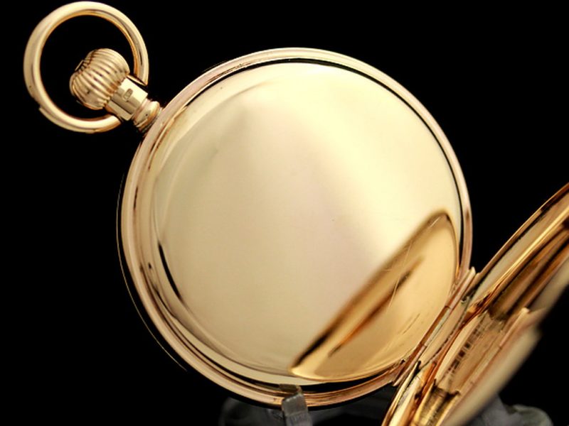 ベンソン 素朴で大きな9金無垢アンティーク懐中時計 【1928年頃】