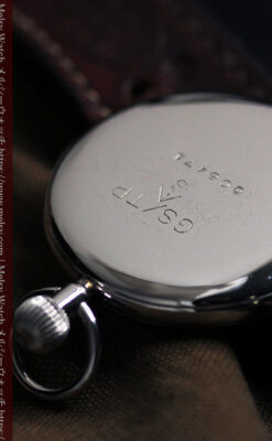 ジャガールクルト 英国陸軍アンティーク懐中時計 【1940年頃】黒文字盤-P2138-17