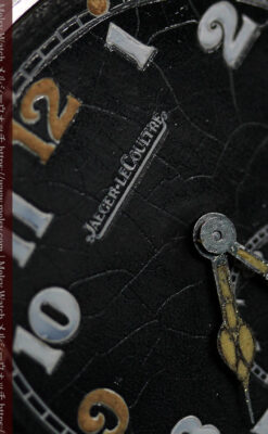 ジャガールクルト 英国陸軍アンティーク懐中時計 【1940年頃】黒文字盤-P2138-20