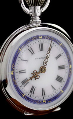 ロンジンのアンティーク懐中時計-P2143-5