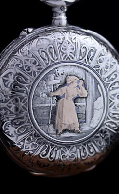 ロンジンのアンティーク懐中時計-P2147-10