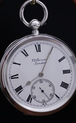 ベンソンのアンティーク懐中時計-P2161-5