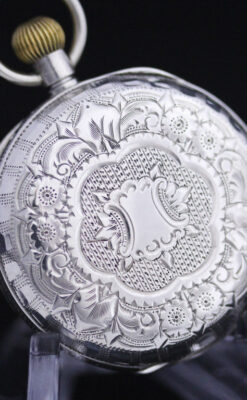 スイス製のアンティーク懐中時計-P2198-11