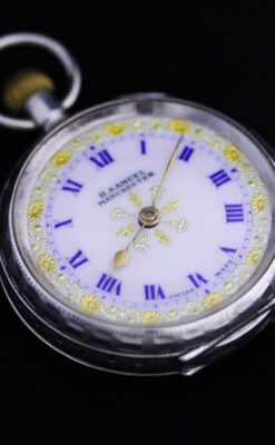 スイス製のアンティーク懐中時計-P2198-15