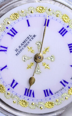 スイス製のアンティーク懐中時計-P2198-2