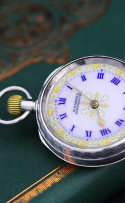 スイス製のアンティーク懐中時計-P2198-4