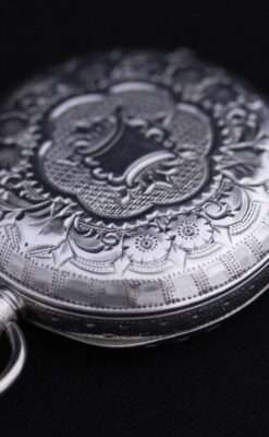 スイス製のアンティーク懐中時計-P2198-6