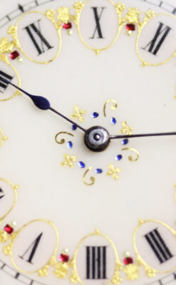 スイス製の銀無垢アンティーク懐中時計-P2200-2