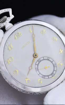 ロンジンのアンティーク懐中時計-P2202-3