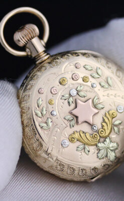 エルジンのアンティーク懐中時計-P2204-5