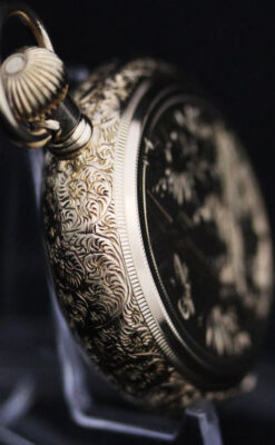 エルジンのアンティーク懐中時計-P2205-15