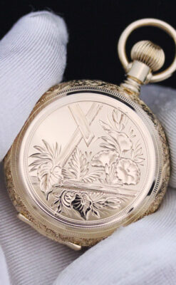 エルジンのアンティーク懐中時計-P2205-7