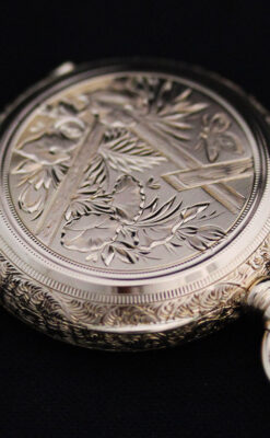 エルジンのアンティーク懐中時計-P2205-9