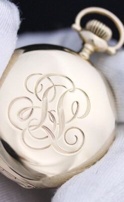 エルジンのアンティーク懐中時計-P2207-3