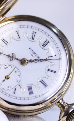 エルジンのアンティーク懐中時計-P2207-4