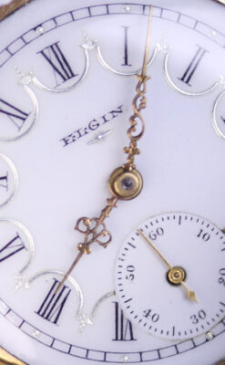 エルジンのアンティーク懐中時計-P2207-9