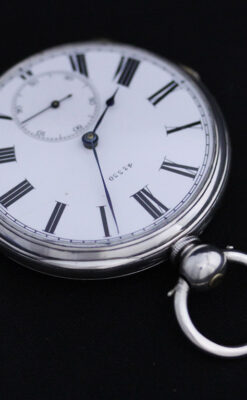 無銘のアンティーク懐中時計-P2209-8