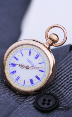 ティファニーのアンティーク懐中時計-P2211-3