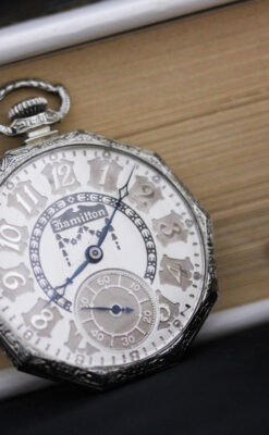 ハミルトンのアンティーク懐中時計-P2212-2